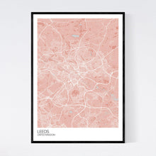 Load image into Gallery viewer, Leeds City Map Print