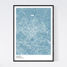 Load image into Gallery viewer, Leeds City Map Print