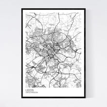 Load image into Gallery viewer, Map of Leeds, United Kingdom