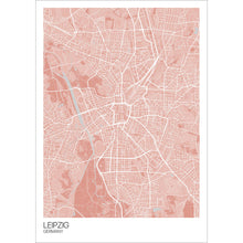 Load image into Gallery viewer, Map of Leipzig, Germany