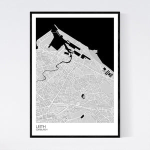 Leith Neighbourhood Map Print