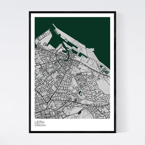 Leith Neighbourhood Map Print