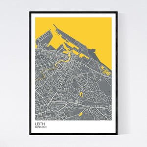 Leith Neighbourhood Map Print