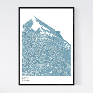 Leith Neighbourhood Map Print