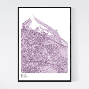 Leith Neighbourhood Map Print