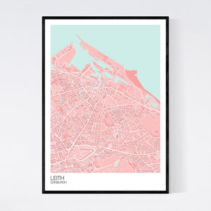 Leith Neighbourhood Map Print