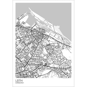 Map of Leith, Edinburgh