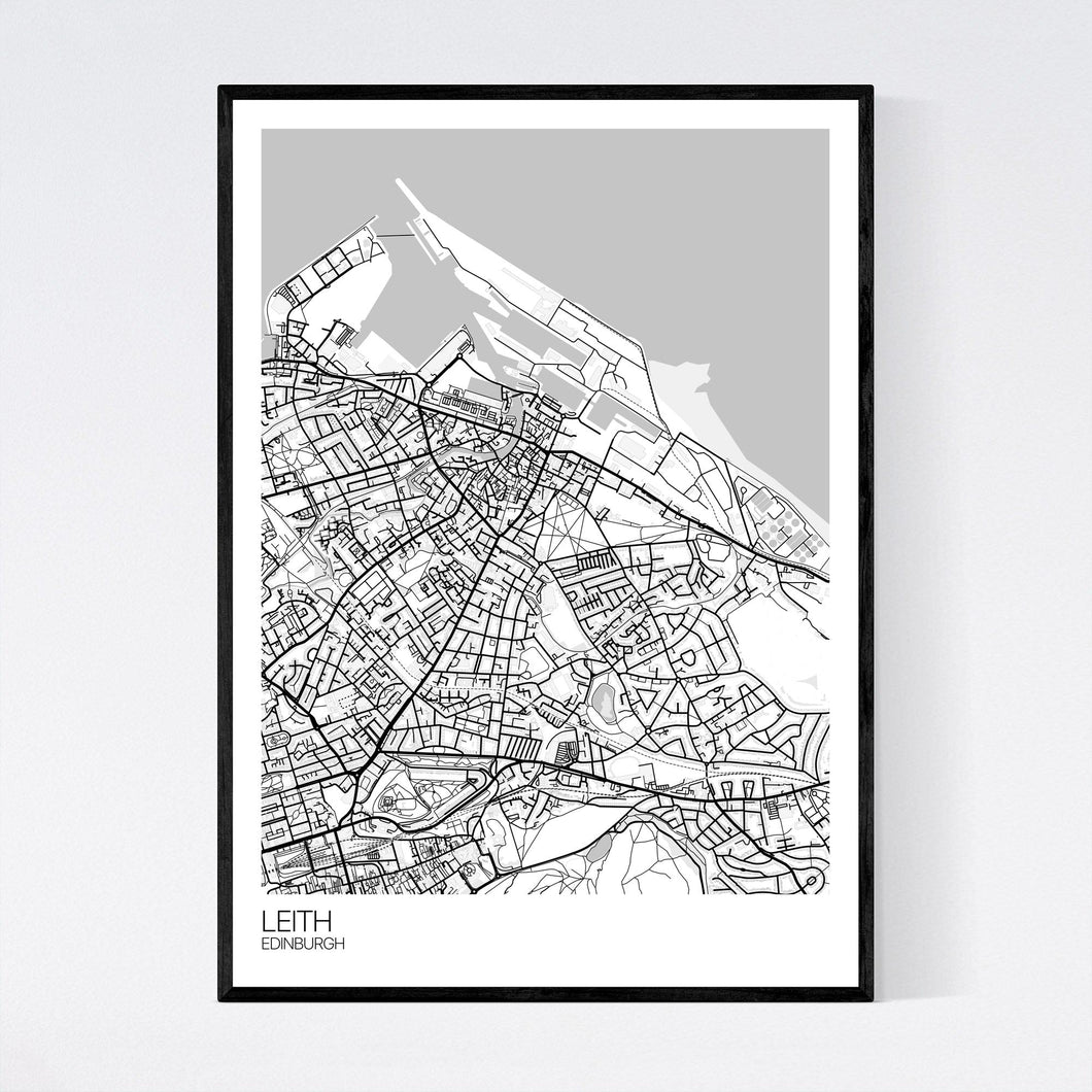 Map of Leith, Edinburgh