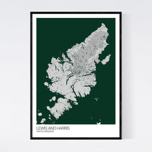 Load image into Gallery viewer, Lewis and Harris Island Map Print