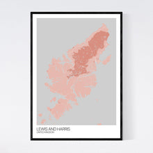 Load image into Gallery viewer, Lewis and Harris Island Map Print