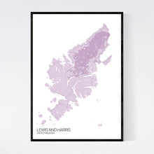 Load image into Gallery viewer, Lewis and Harris Island Map Print