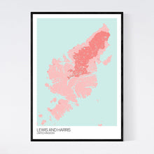 Load image into Gallery viewer, Lewis and Harris Island Map Print