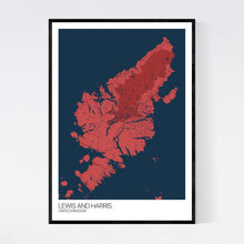 Load image into Gallery viewer, Map of Lewis and Harris, United Kingdom