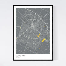 Load image into Gallery viewer, Lexington City Map Print