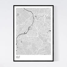 Load image into Gallery viewer, Map of Lille, France