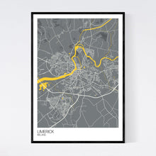 Load image into Gallery viewer, Limerick City Map Print