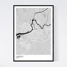 Load image into Gallery viewer, Limerick City Map Print