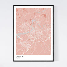 Load image into Gallery viewer, Limerick City Map Print