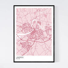 Load image into Gallery viewer, Limerick City Map Print