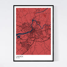 Load image into Gallery viewer, Limerick City Map Print