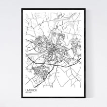 Load image into Gallery viewer, Limerick City Map Print