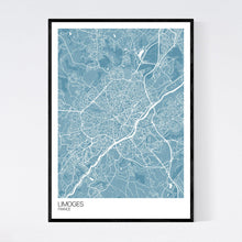 Load image into Gallery viewer, Limoges City Map Print