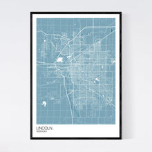 Load image into Gallery viewer, Map of Lincoln, Nebraska