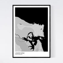 Load image into Gallery viewer, Map of Lindisfarne, United Kingdom
