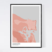 Load image into Gallery viewer, Lindisfarne Island Map Print