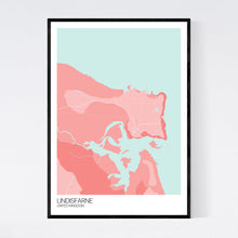 Load image into Gallery viewer, Lindisfarne Island Map Print