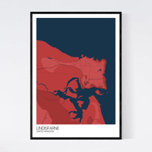Load image into Gallery viewer, Lindisfarne Island Map Print