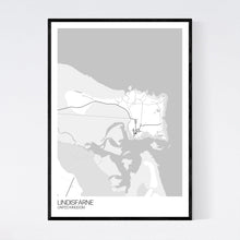 Load image into Gallery viewer, Lindisfarne Island Map Print
