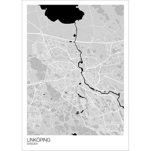 Map of Linköping, Sweden