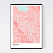 Load image into Gallery viewer, Linköping City Map Print
