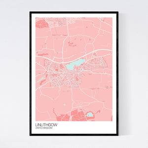 Map of Linlithgow, United Kingdom