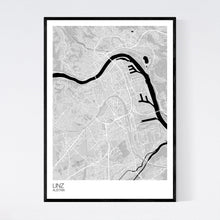 Load image into Gallery viewer, Linz City Map Print