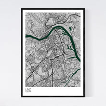 Load image into Gallery viewer, Linz City Map Print