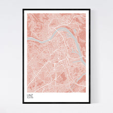 Load image into Gallery viewer, Linz City Map Print