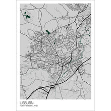 Load image into Gallery viewer, Map of Lisburn, Northern Ireland