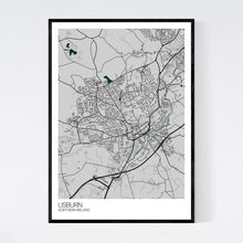 Load image into Gallery viewer, Map of Lisburn, Northern Ireland
