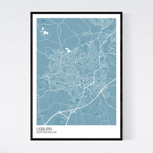 Load image into Gallery viewer, Lisburn City Map Print