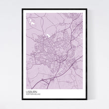 Load image into Gallery viewer, Lisburn City Map Print