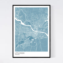 Load image into Gallery viewer, Little Rock City Map Print