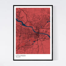 Load image into Gallery viewer, Little Rock City Map Print