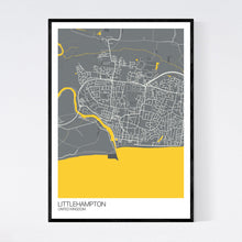 Load image into Gallery viewer, Littlehampton City Map Print