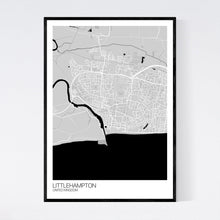 Load image into Gallery viewer, Littlehampton City Map Print