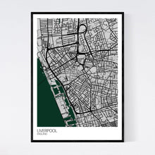 Load image into Gallery viewer, Liverpool City Centre City Map Print