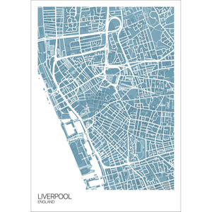 Map of Liverpool City Centre, England