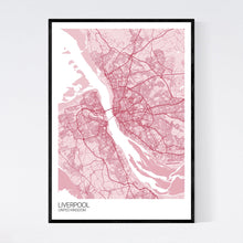 Load image into Gallery viewer, Liverpool City Map Print