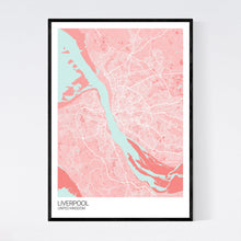 Load image into Gallery viewer, Liverpool City Map Print